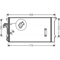 Kondensator, Klimaanlage AVA COOLING VNA5244D AVA von Ava Cooling