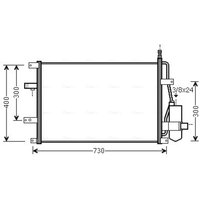 Kondensator, Klimaanlage AVA COOLING VO5107D AVA von Ava Cooling