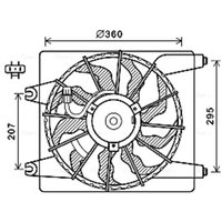 Lüfter, Motorkühlung AVA COOLING HY7560 von Ava Cooling