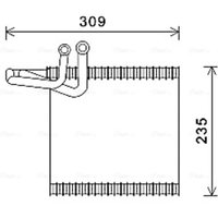 Verdampfer, Klimaanlage AVA COOLING FDV493 AVA von Ava Cooling