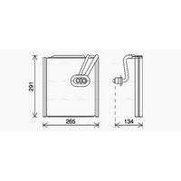 Verdampfer, Klimaanlage AVA COOLING KAV292 von Ava Cooling