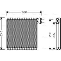 Verdampfer, Klimaanlage AVA COOLING MZV216 AVA von Ava Cooling