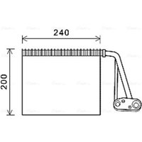 Verdampfer, Klimaanlage AVA COOLING RTV566 von Ava Cooling