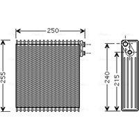 Verdampfer, Klimaanlage AVA COOLING TOV389 von Ava Cooling