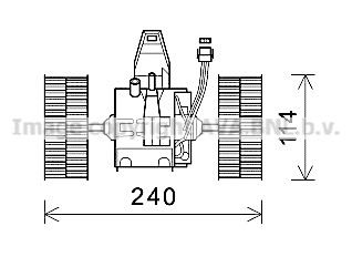 Innenraumgebläse AVA BW8491 von Ava