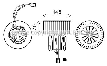 Innenraumgebläse AVA BW8539 von Ava