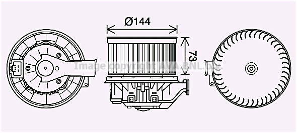 Innenraumgebläse AVA FD8629 von Ava