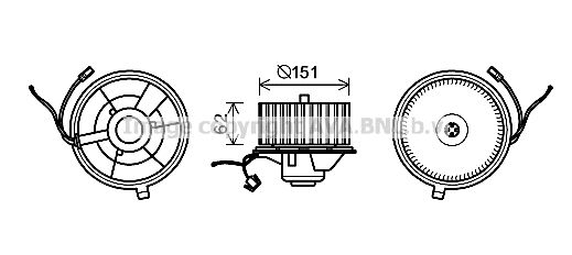 Innenraumgebläse AVA ST8505 von Ava