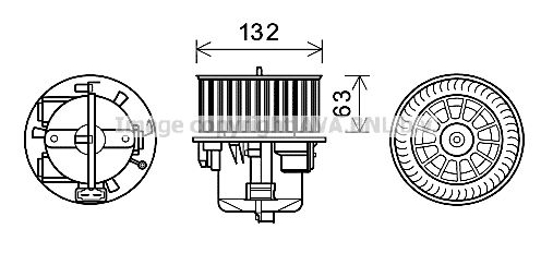 Innenraumgebläse AVA VO8178 von Ava