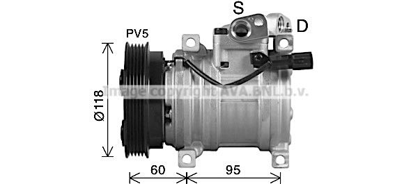 Kompressor, Klimaanlage AVA HYAK483 von Ava