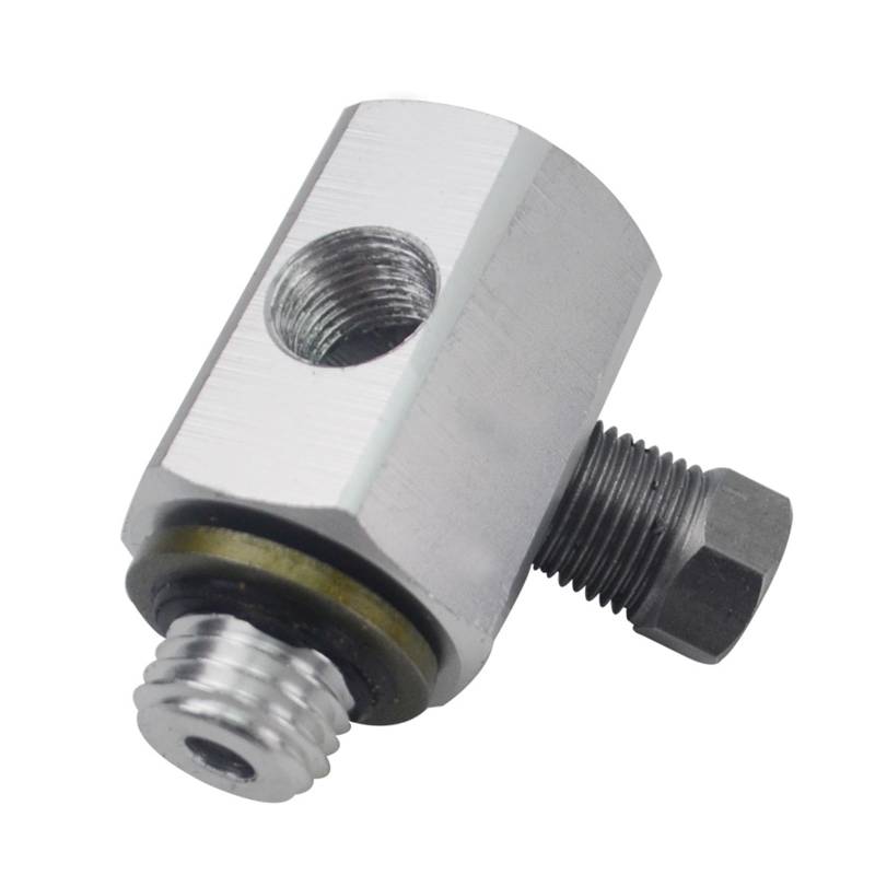 Avejjbaey Edelstahl-Seitenlöcher 1/8NPT weiblich auf 12 x 1,5 Öldrucksensoren, Verbindungsstück, Zuleitungsleitungsanzeigen-Adapter von Avejjbaey