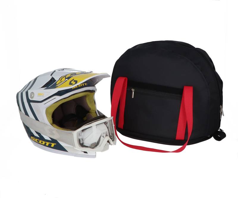 HELMTASCHE – Gepolsterte Helmschutz Tasche für Crosshelm, Motorradhelm, Skihelm, Fahrradhelm & Reithelm, Robuste & Leichte Transporttasche, Balltasche von Aves-24