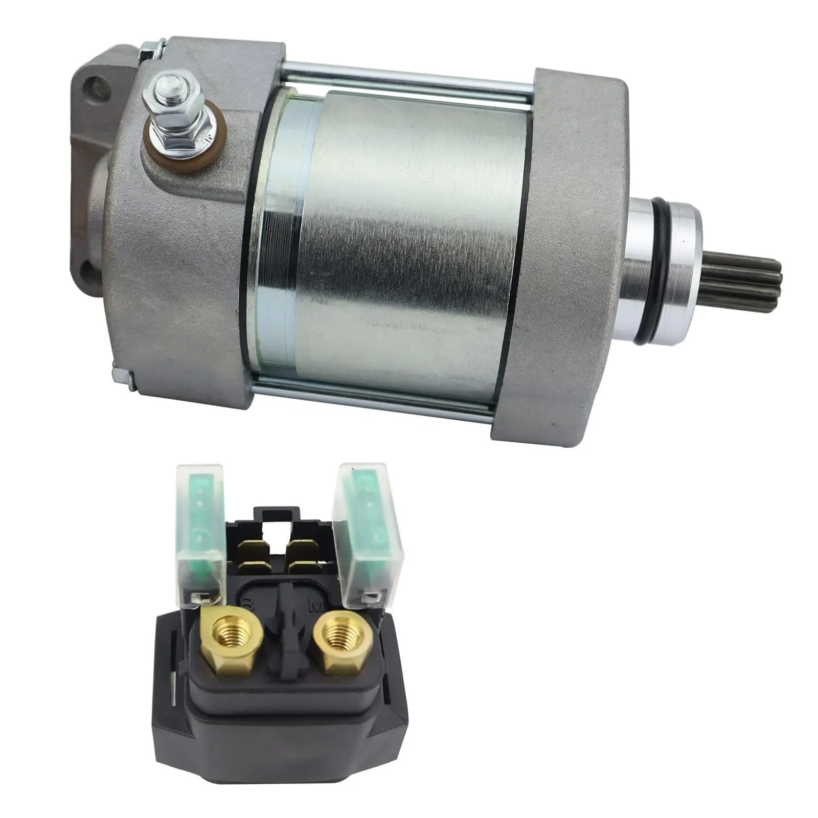 Anlasser Für YFZ-R1 Für YZFR1 Für YZF R1 2007 2008 Motorrad Starter Motor & Magnet Relais 4C8-81890-00-00 4C8-81890-01-00 4C8-81890-02-00 Starter Anlasser von Avfpra