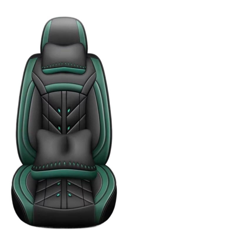 Autositzbezüge Alle Automodelle Für A3 Für Sportback A1 A4 A5 A6 A6L A7 A8 A8L Auto-Innensitzbezug Sitzbezüge Auto(G Black Green 5 Seats) von Avfpra