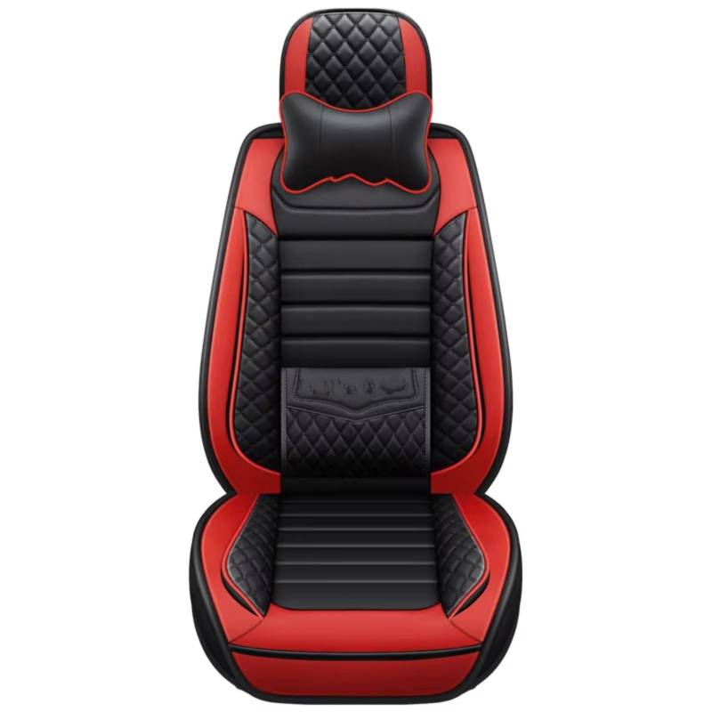 Autositzbezüge Für A4 B8 B6 B7 Für Avant A3 8P A5 Sportback Q2 Q3 A7 Q7 4L 100 C4 A6 4F C7 C5 Leder Autositzbezüge Sitzbezüge Auto(K for 1 seat) von Avfpra