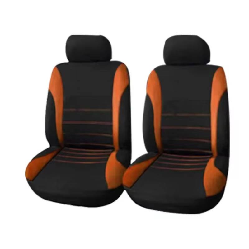 Autositzbezüge Für Aston Für Martin Für Rapide V8 Für Vantage DB7 DB11 DB9 Autositzbezüge Set Sitzkissen Sitzbezüge Auto(H 2seat-orange) von Avfpra