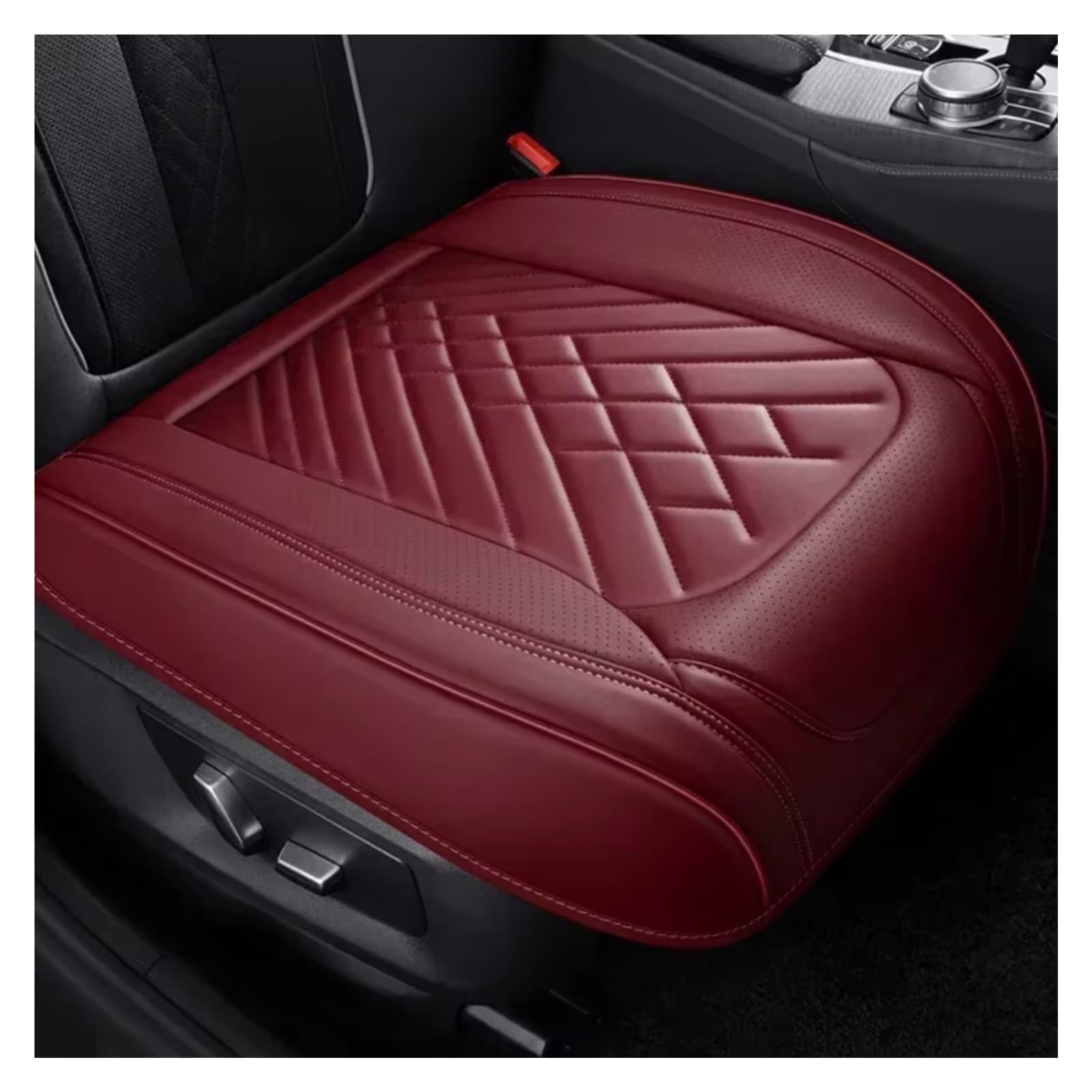 Autositzbezüge Für Duster Für Kadjar Für Scenic Für Espace Für Fluence Für Koleos Autositzbezug Kissen Sitzbezüge Auto(H Wine Red 1 Seat) von Avfpra