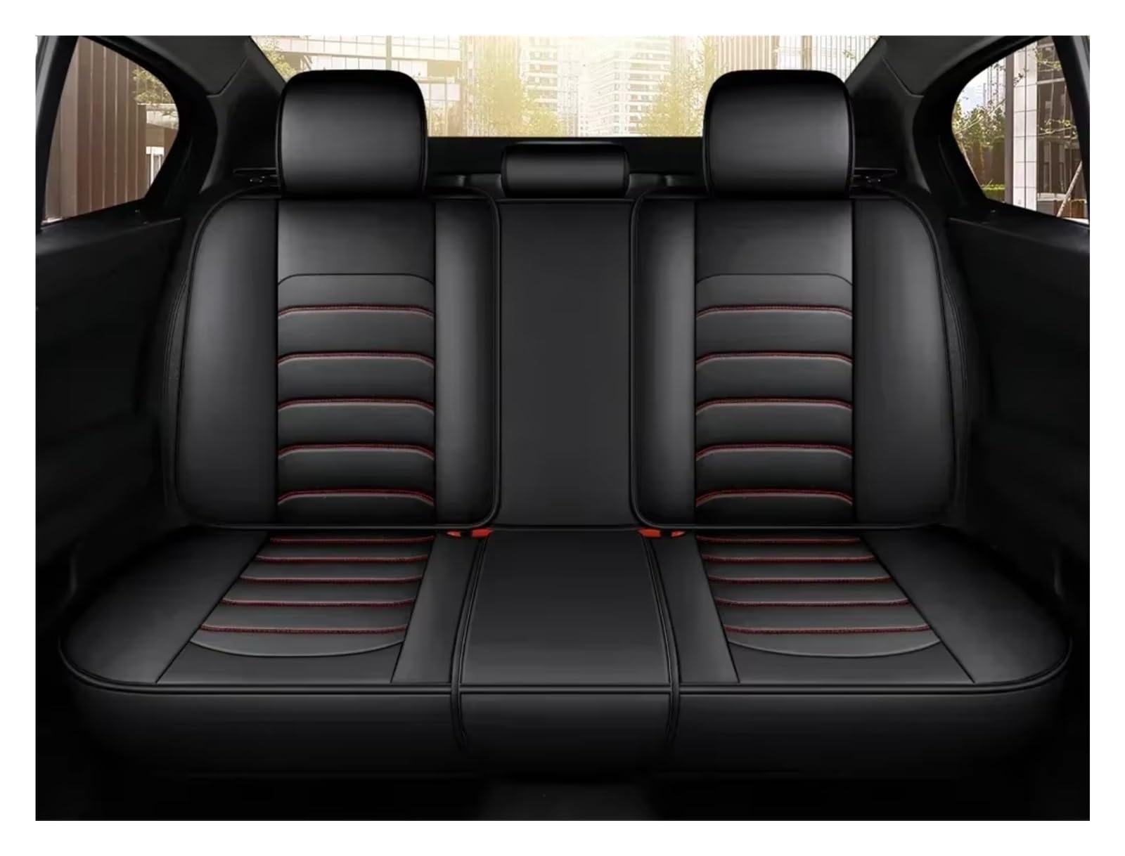 Autositzbezüge Für E39 E60 Autozubehör Innendetails Pu-Leder-Autositzbezug Sitzbezüge Auto(K Back Row 3seat) von Avfpra