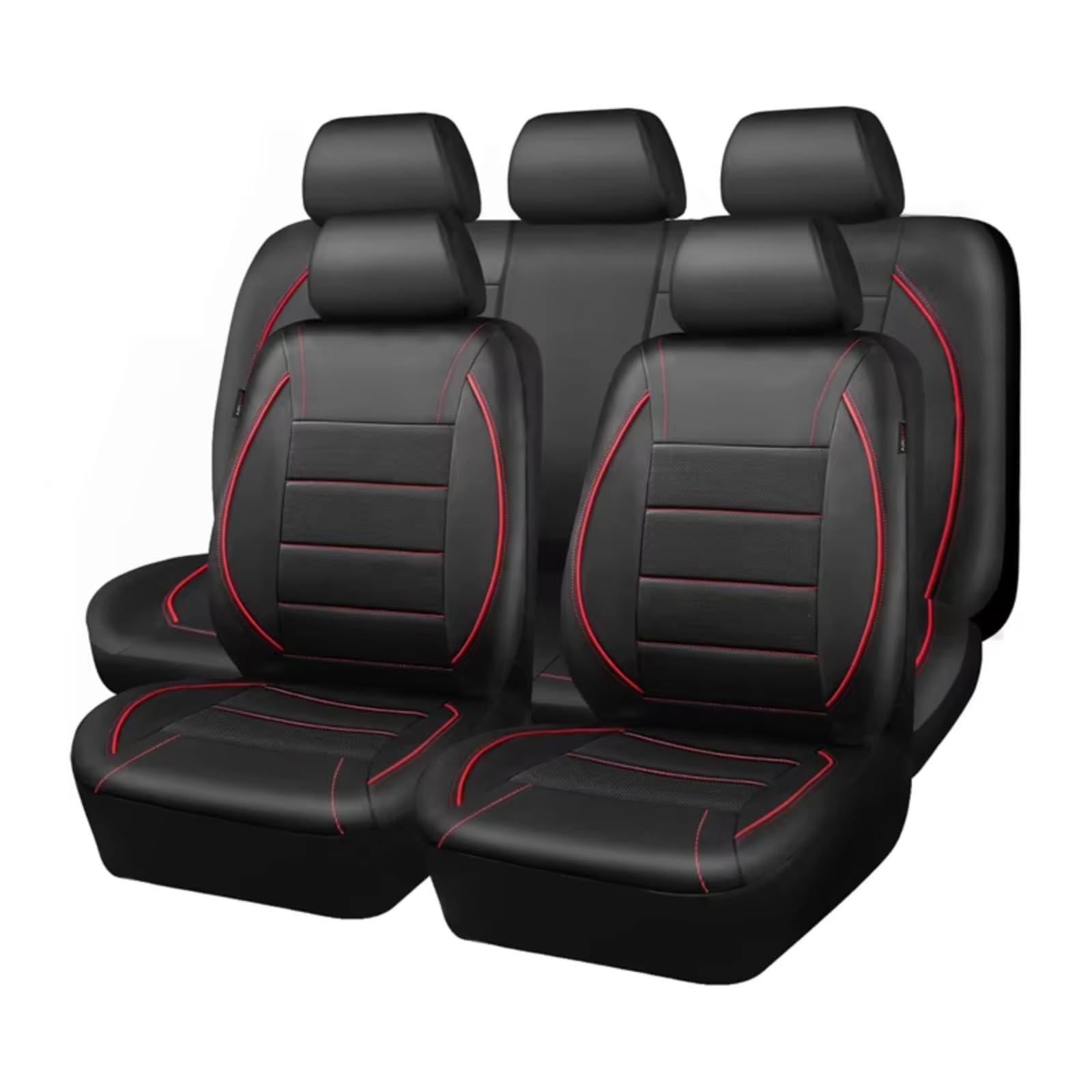 Autositzbezüge Für Ford Für Focus Mk4 Leder Pu Autositzbezug Für Komplettes Set Innenzubehör Sitzbezüge Auto(C 1 PCS) von Avfpra