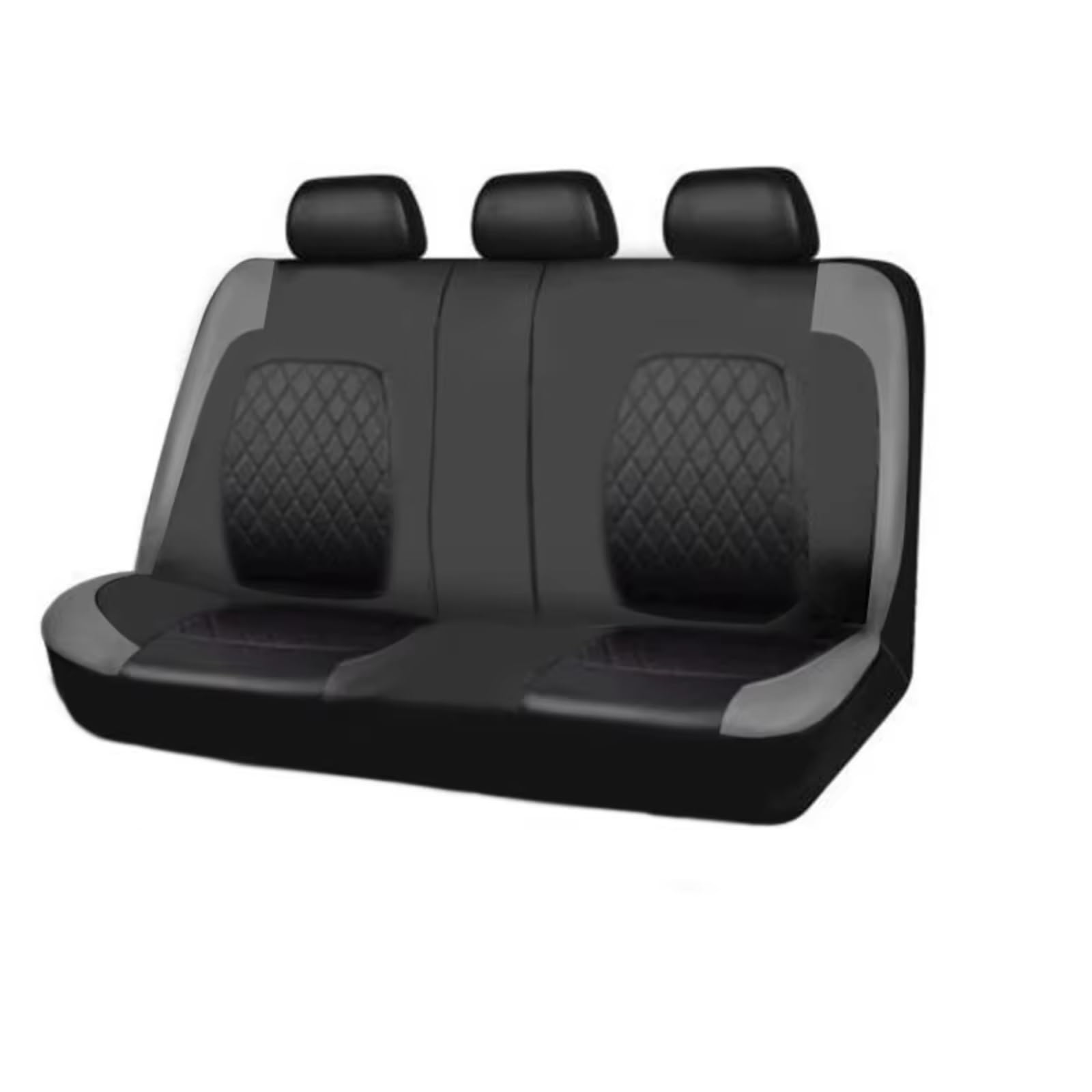 Autositzbezüge Für Greely Für Emgrand EC7 LC X7 GX7 EX7 Vorne/Hinten Autositzbezug-Set PU-Leder Autositzschutz Autokissensitze Sitzbezüge Auto(I Backseat-Grey) von Avfpra