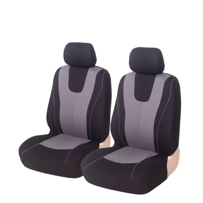 Autositzbezüge Für HYUNDAI-i40 Autositzbezug Stoff Schützen Sitzbezüge Blau Sitzbezüge Auto(A 2 pcs Gray Front) von Avfpra