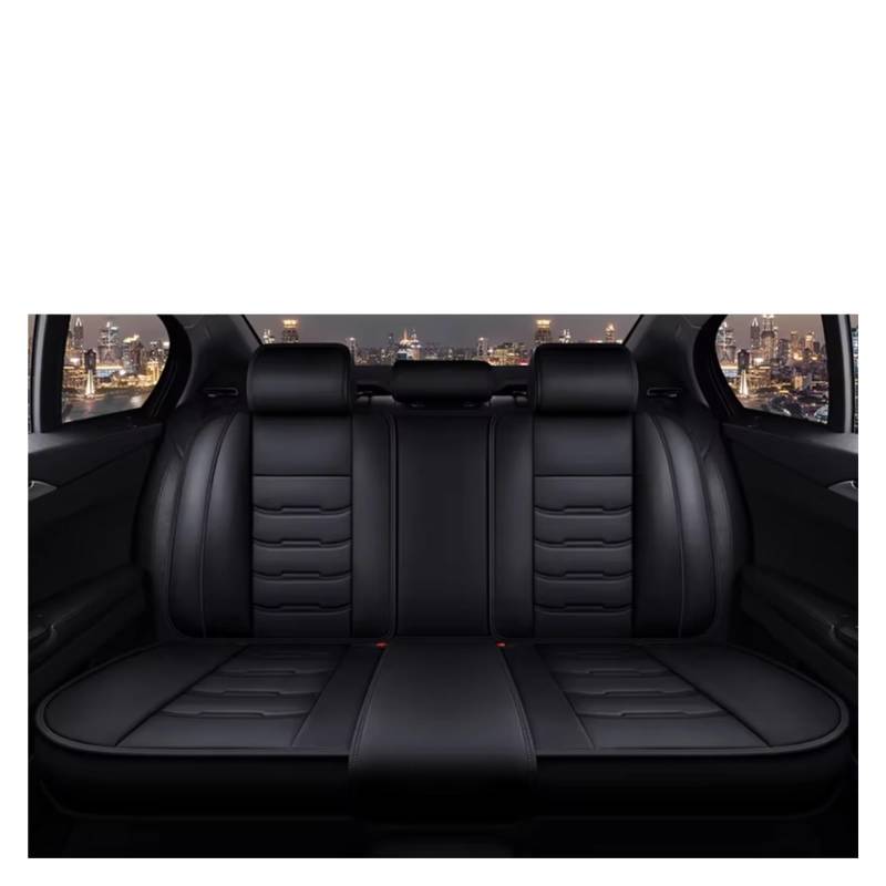 Autositzbezüge Für Jeep Alle Automodelle Für Kompass Für Grand Für Cherokee Für Commander Für Wrangler JK Auto Auto Sitz Abdeckung Sitzbezüge Auto(B Black Only Back Row) von Avfpra