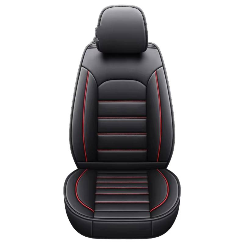 Autositzbezüge Für Jeep Für Wrangler Für Gladiator Für Patriot Für Cherokee Auto-Innensitzbezug Sitzbezüge Auto(M Black red 1seat) von Avfpra