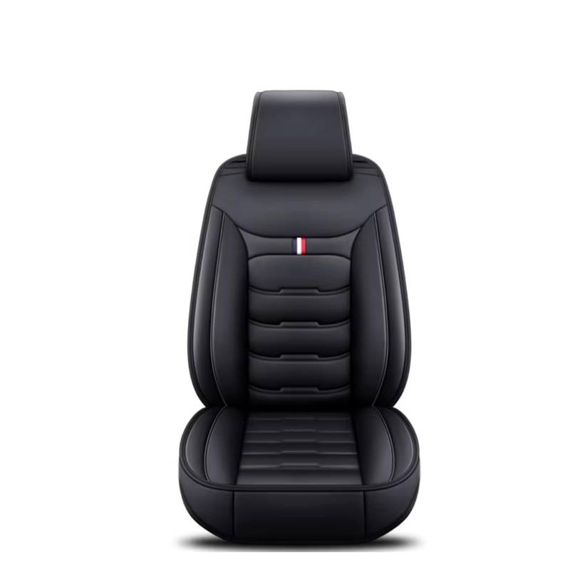 Autositzbezüge Für KIA Für Ceed Für Rio Für Carens Für Camival Für Picanto Für Telluride Für Cerato Für Cadenza K3 K5 K9 Auto Sitz Abdeckung Sitzbezüge Auto(A Black 1 Seat) von Avfpra