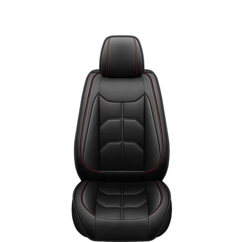 Autositzbezüge Für Nissan Für X-Trail Für Versa Für Sulphy Für Teana Für Sentra Für Maxima Für Murano Für Rogue Sport Auto Sitz Abdeckung Sitzbezüge Auto(A Black 1 Seat) von Avfpra