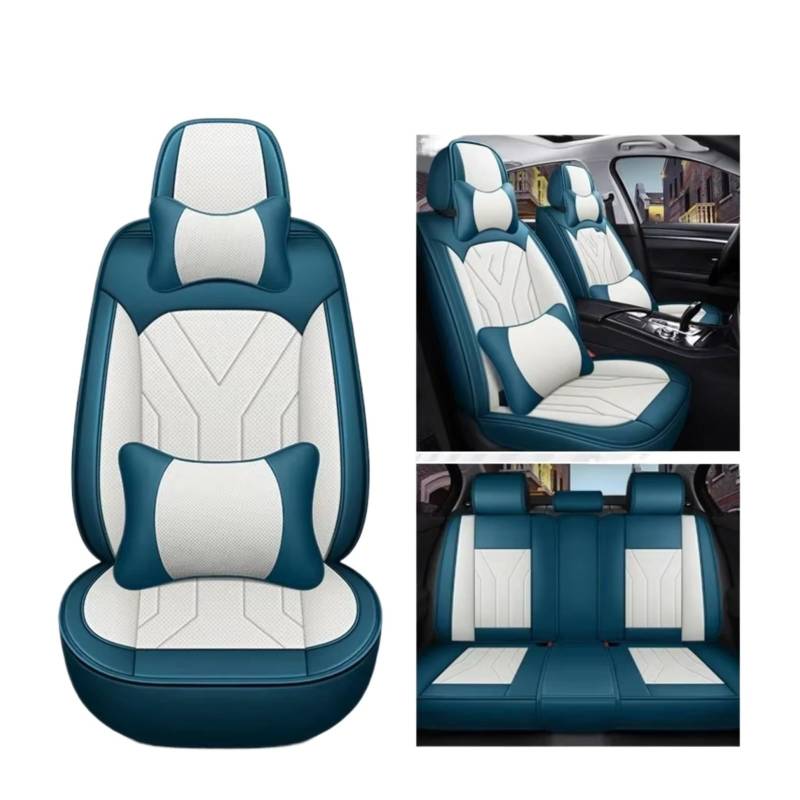 Autositzbezüge Für Serie 3 G20 G21 G28 4 F32 F33 F36 G22 G23 G26 Auto-Innensitzbezüge Sitzbezüge Auto(K Bule White 5 Seats) von Avfpra