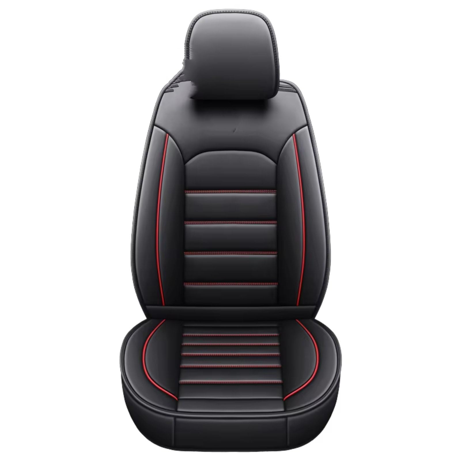 Autositzbezüge Für Serie A4 B6 B7 B8 B9 B6L BE2 BH7 BKH Details Für Autoinnenraum, Sitzschutz-Stil, Autositzbezug Sitzbezüge Auto(M Black red 1seat) von Avfpra