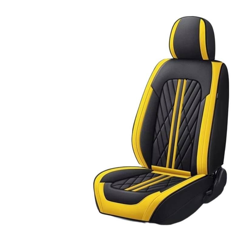 Autositzbezüge Für Suzuki Für Vitara Für Liana Sx4 Für Jimny Für Swift Für Grand Für Vitara Für Kizashi Für Alivio Auto Sitzbezug Sitzbezüge Auto(C Black Yellow) von Avfpra