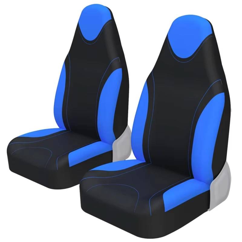 Autositzbezüge Für Toyota Für Aygo Autositzbezüge Für Pkw LKW SUV Universal Autositzschutz Sitzbezüge Auto(2pcs Blue) von Avfpra