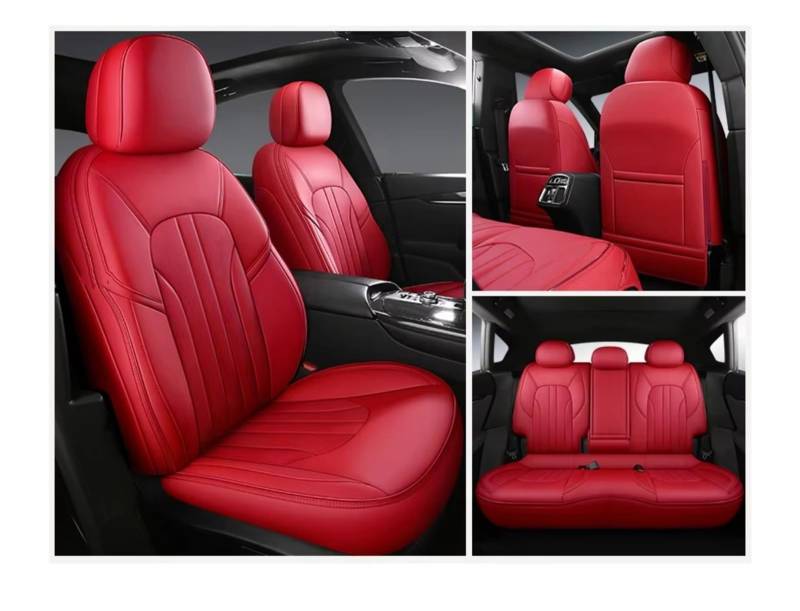 Autositzbezüge Für VW Für Passat B7 2012 2013 2014 2015 Innen Auto Seat Protector Luxus Custom Full Set Auto Sitzbezüge Sitzbezüge Auto(G 5 PCS) von Avfpra