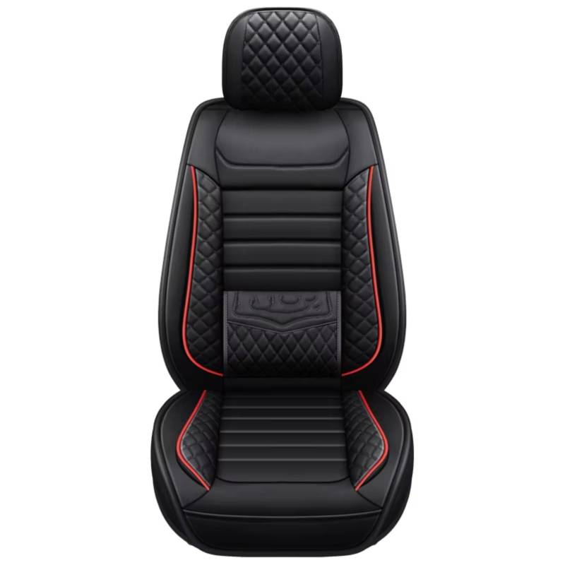 Autositzbezüge Für VW Für Polo 9N Für Touareg 2005 Für Amarok Für Caddy Für Passat Für Tiguan Für Golf Leder Pu Auto Sitzbezüge Sitzbezüge Auto(B for 1 seat) von Avfpra