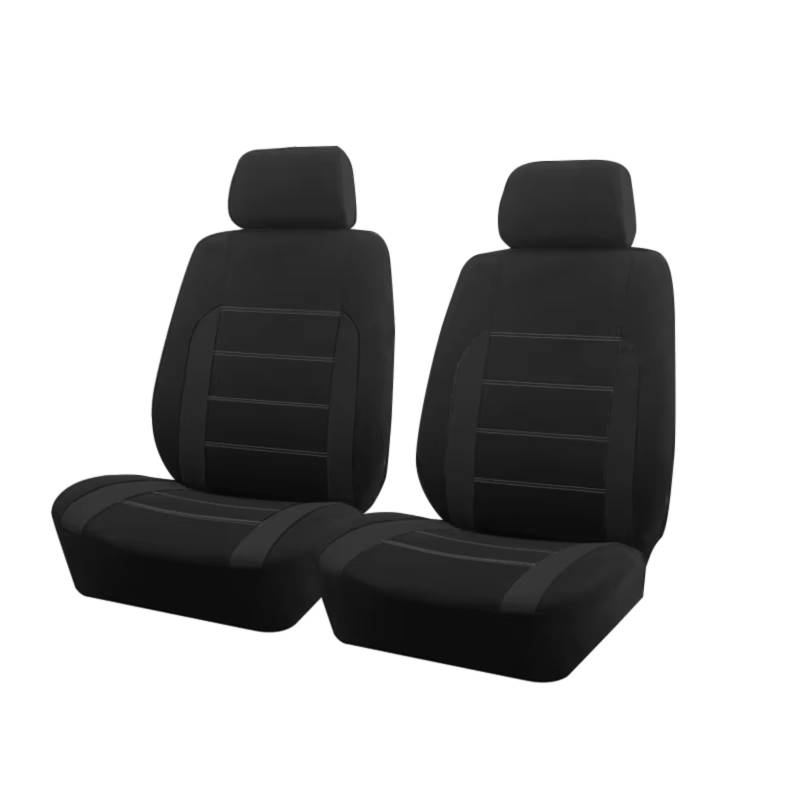 Autositzbezüge Universelle Autositzbezüge Aus Stoff Passend Für Die Meisten Autos SUV LKW Van Autozubehör Innensitzbezüge Für Autos Sitzbezüge Auto(G Black 2 seat) von Avfpra