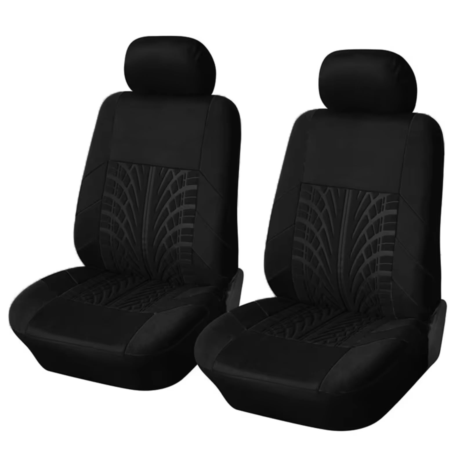 Avfpra Autositzbezüge 2/5-teiliges Autositzbezug-Set Universell Passend Die Meisten Autositzbezüge Geeignet Einzelne Sitzbezüge Schützt Die Sitze Sitzbezüge Auto(2PCS Black) von Avfpra