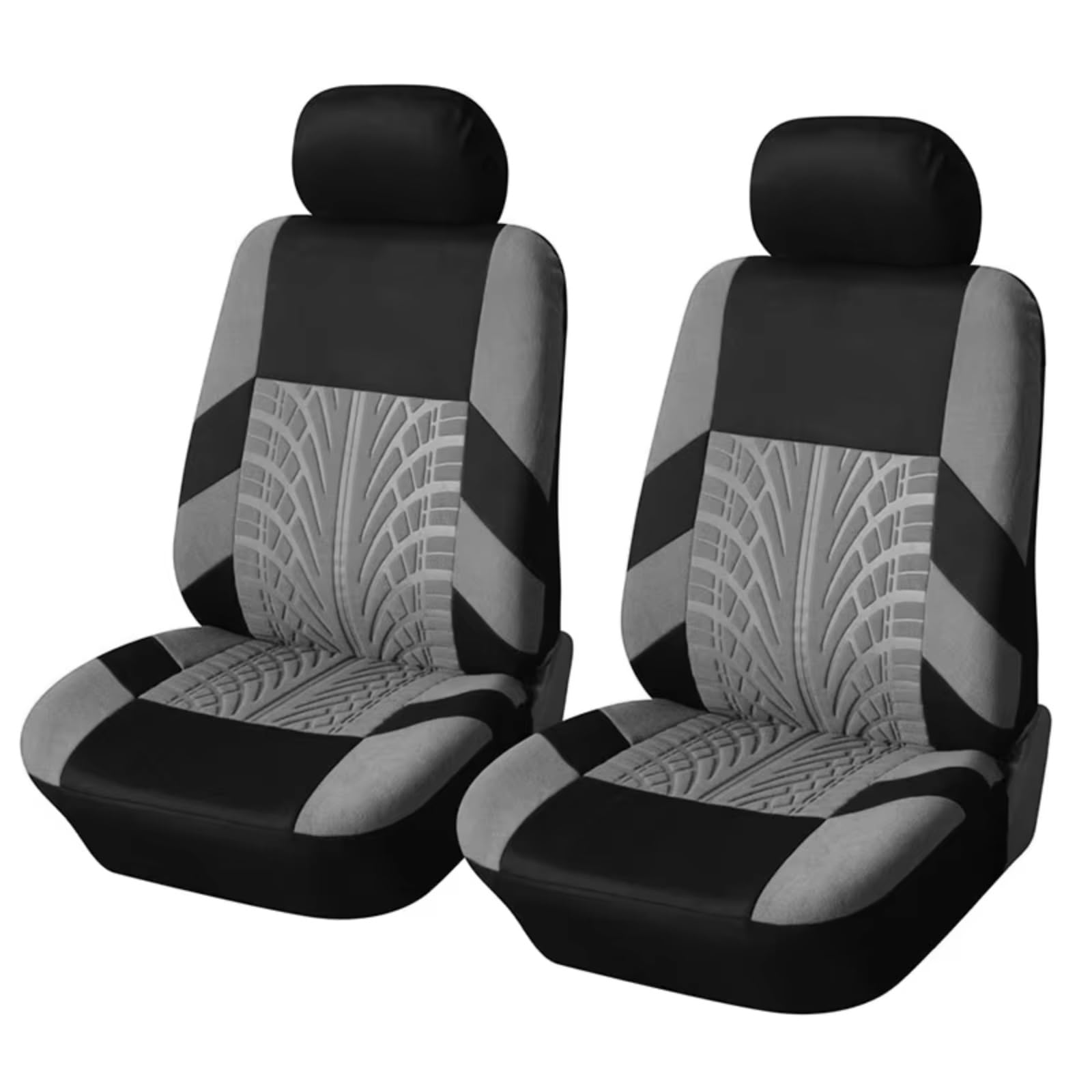 Avfpra Autositzbezüge 2/5-teiliges Autositzbezug-Set Universell Passend Die Meisten Autositzbezüge Geeignet Einzelne Sitzbezüge Schützt Die Sitze Sitzbezüge Auto(2PCS Gray) von Avfpra