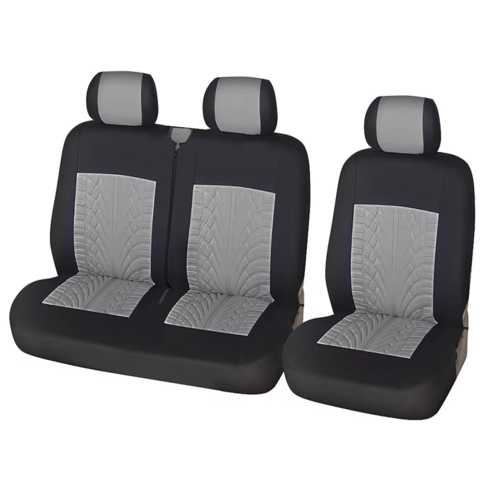 Avfpra Autositzbezüge Für Ford Für Focus Für Mondeo Alle Autoserien Autositzbezüge Bezüge Autoinnenraum Passende Autositzkissen Sitzbezüge Auto(Gray-3PCS) von Avfpra