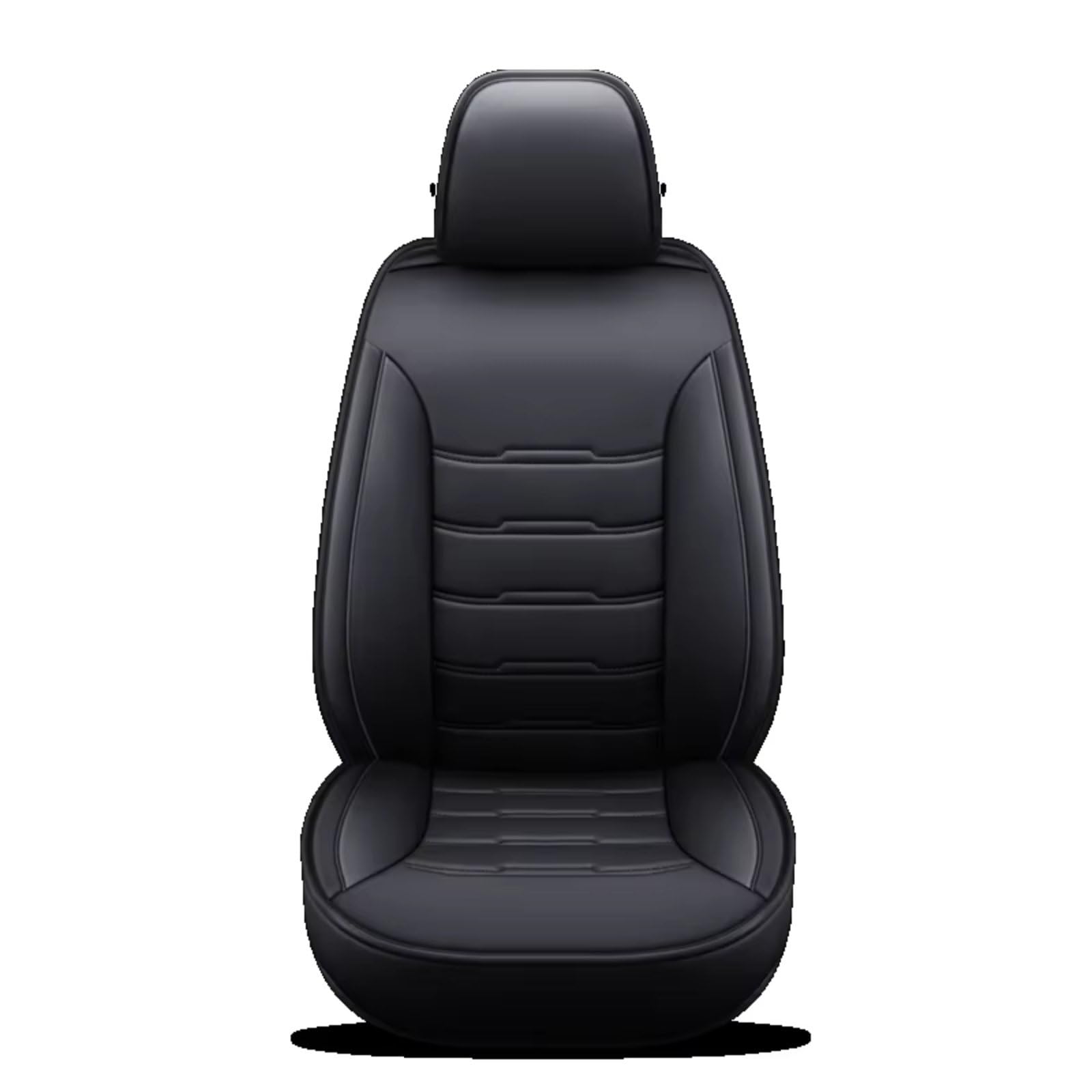 Avfpra Autositzbezüge Für Toyota Für Corolla Für Camry Für RAV4 Für CHR Für Highlander Für Land 1 PC PU Leder Auto Sitz Abdeckung Sitzbezüge Auto(Black 1 seat) von Avfpra