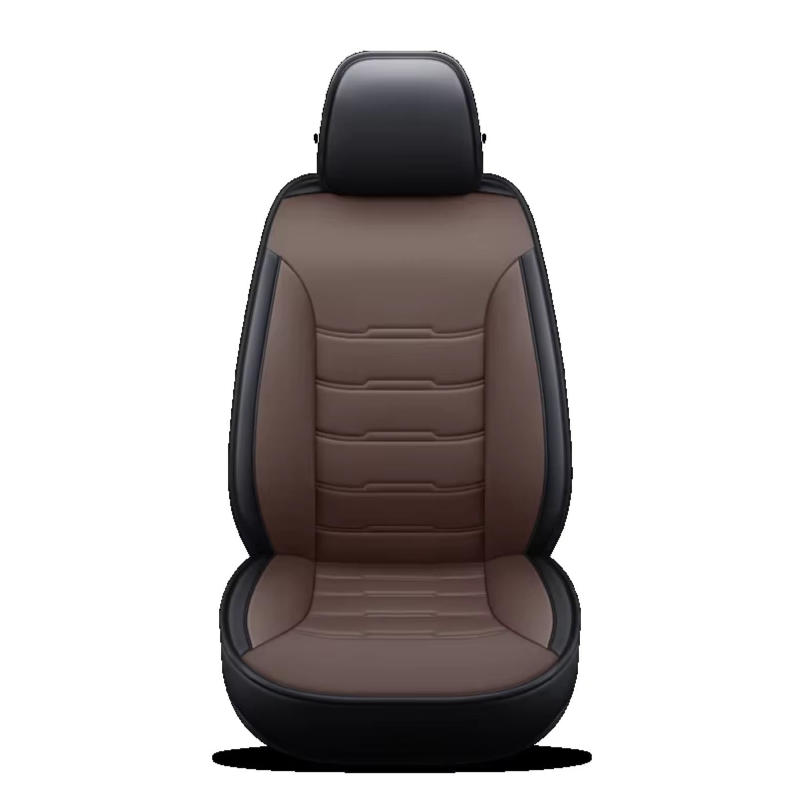 Avfpra Autositzbezüge Für Toyota Für Corolla Für Camry Für RAV4 Für CHR Für Highlander Für Land 1 PC PU Leder Auto Sitz Abdeckung Sitzbezüge Auto(Black Coffee 1 seat) von Avfpra