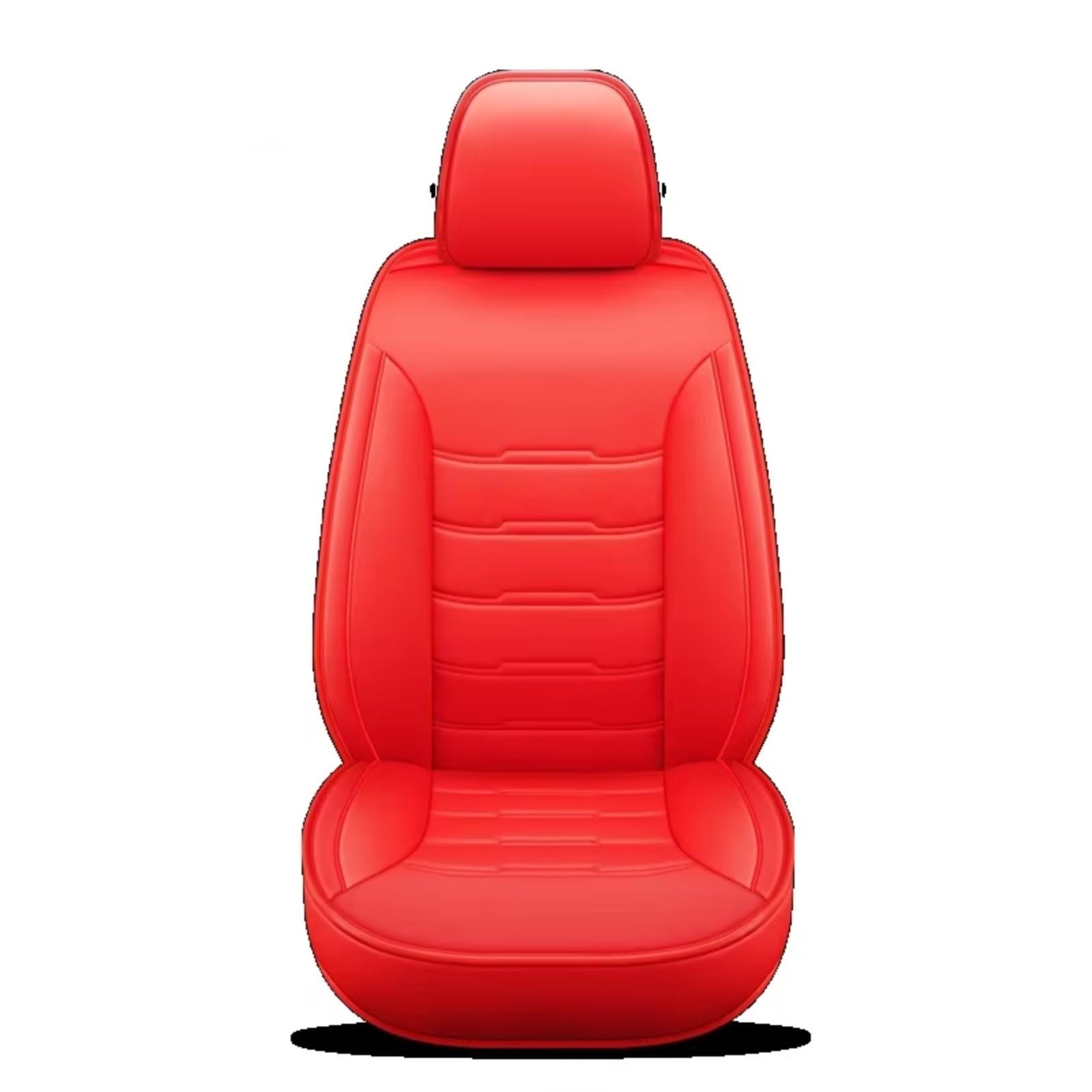 Avfpra Autositzbezüge Für Toyota Für Corolla Für Camry Für RAV4 Für CHR Für Highlander Für Land 1 PC PU Leder Auto Sitz Abdeckung Sitzbezüge Auto(Red 1 seat) von Avfpra