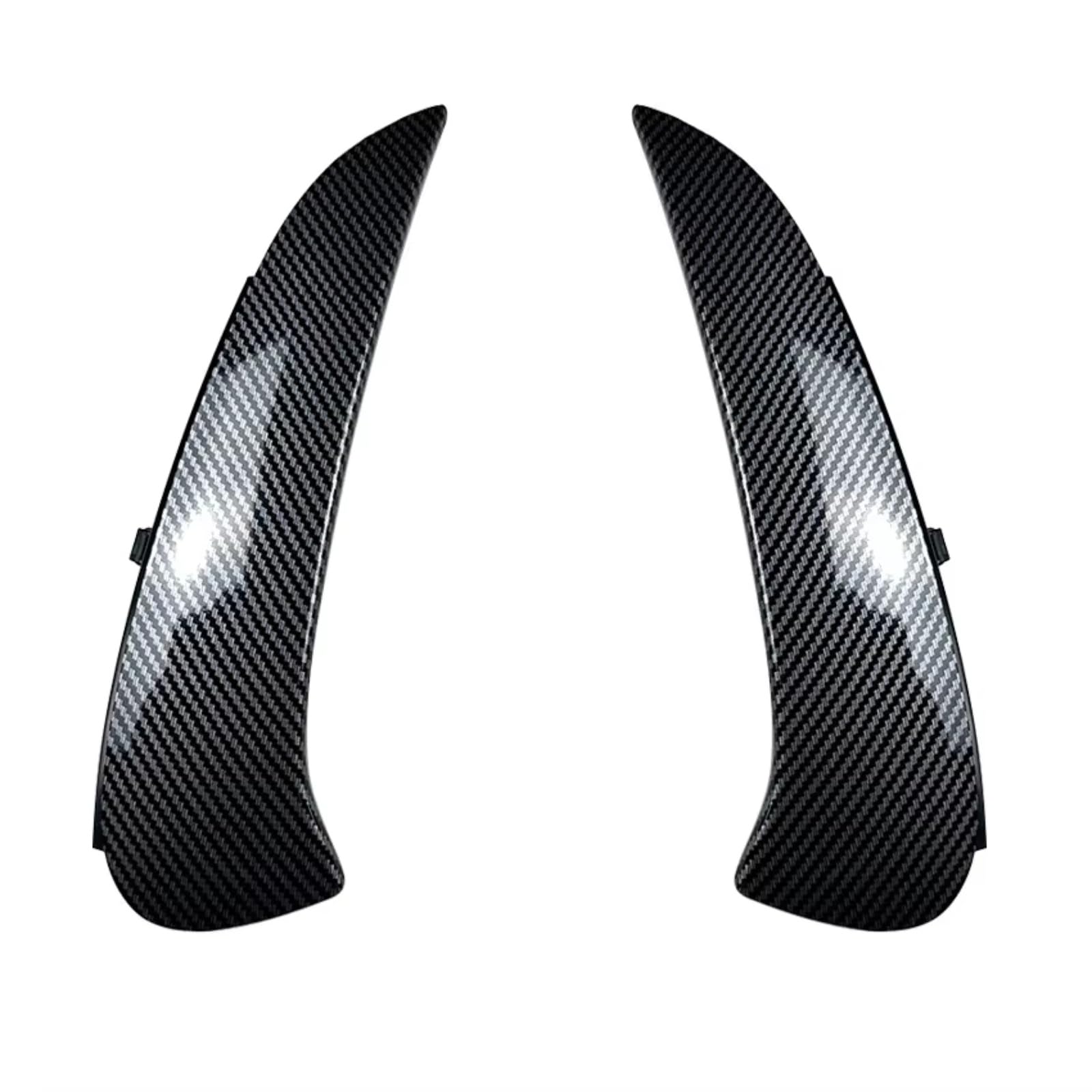 Avfpra Heckspoiler Für Benz C Klasse C260 C43 C63 Für AMG W206 S206 2022 2023 Hinten Bumper Spoiler Splitter Canards Seite Vents Auto Zubehör Kofferraumdachspoiler(Carbon Look) von Avfpra