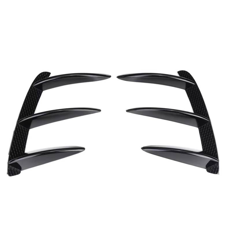 Avfpra Heckspoiler Für Benz W176 A200 A250 A260 A45 A160 A180 Für AMG Heckstoßstange Splitter Canard Paar Heckstoßstange Splitter Spoiler Kofferraumdachspoiler(Glossy Black) von Avfpra