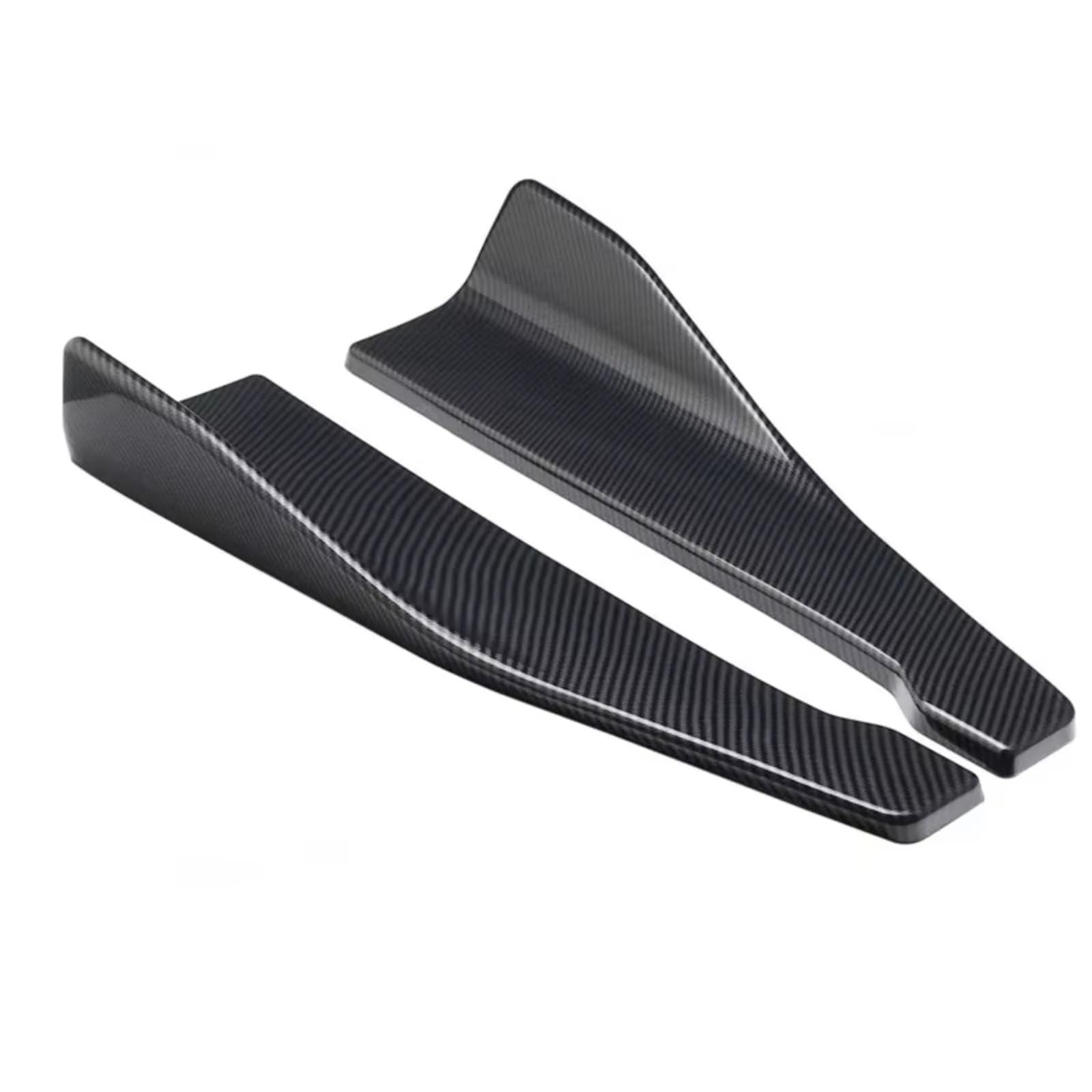 Avfpra Heckspoiler Für E90 E46 F20 F30 E39 G20 Universal Extension Protector Heckstoßstange Spoiler Diffusor Split 48CM Seitenschweller Kofferraumdachspoiler(Carbon) von Avfpra