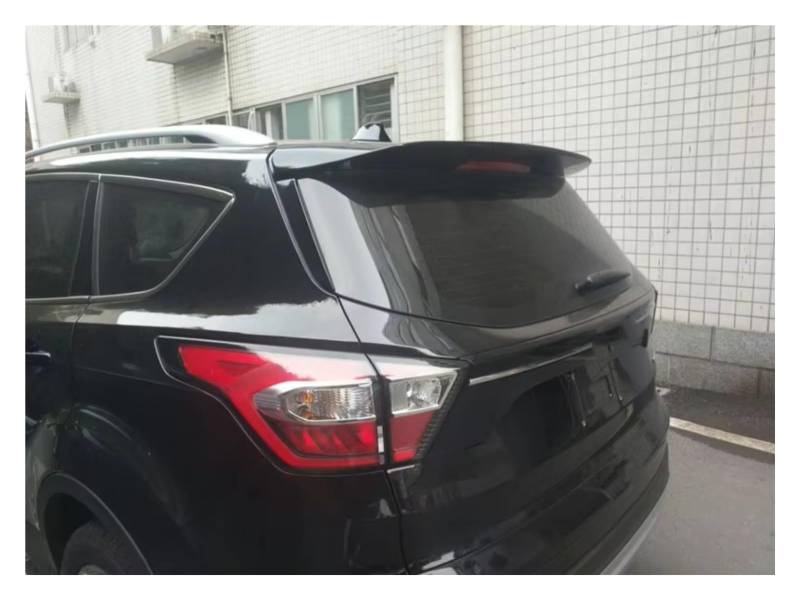 Avfpra Heckspoiler Für Ford Für Escape Für Kuga 2013 2014 2015 2016 2017 Außen Unlackiert Primer Hinten Stamm Flügel Spoiler Dekoration Kofferraumdachspoiler(Carbon Fiber Pattern) von Avfpra