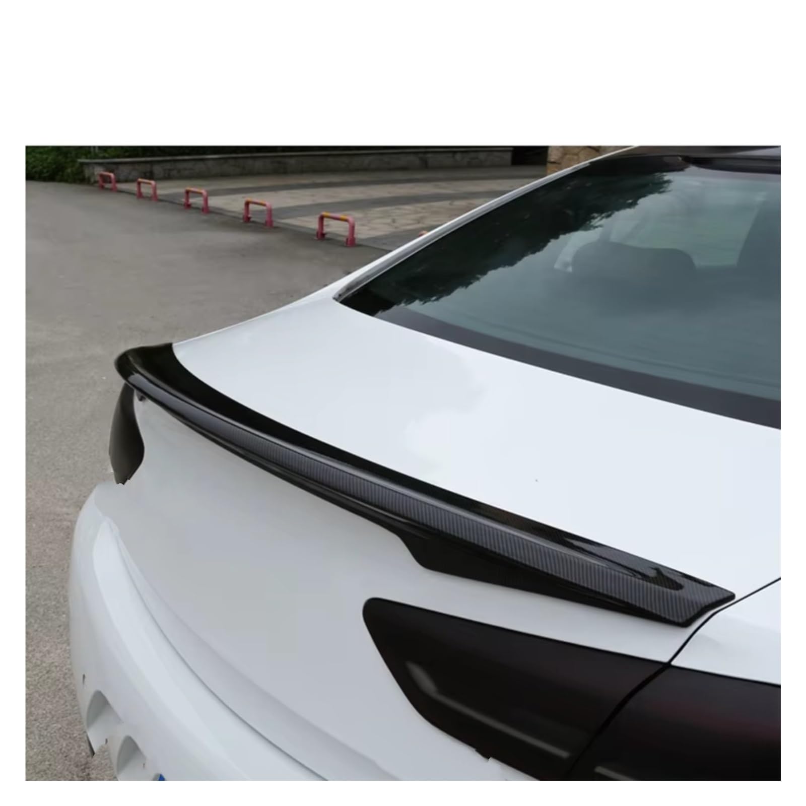 Avfpra Heckspoiler Für Opel Für Insignia Spoiler 2017-2019 ABS Heckflügel G-Stil Sportzubehör Kofferraumdachspoiler(Unpainted Spoiler) von Avfpra