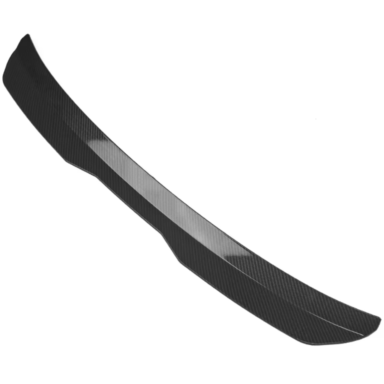 Avfpra Heckspoiler Für Skoda Für Fabia RS Mk2 2010-2014 Hinten Dach Lip Spoiler ABS Kunststoff Auto Schwanz Flügel Universal Stamm Spoiler Kofferraumdachspoiler(Carbon Look) von Avfpra