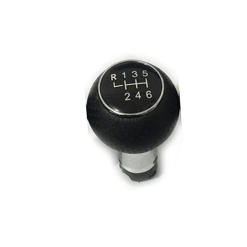 Avfpra Knauf Schaltknopf Für A6 C6 2004-2012 Auto Manuelle Getriebe Schaltknauf Boot Abdeckung Gamasche Hebel Shifter Griff Stick Schalthebelkopf(R123456 Gear knob) von Avfpra