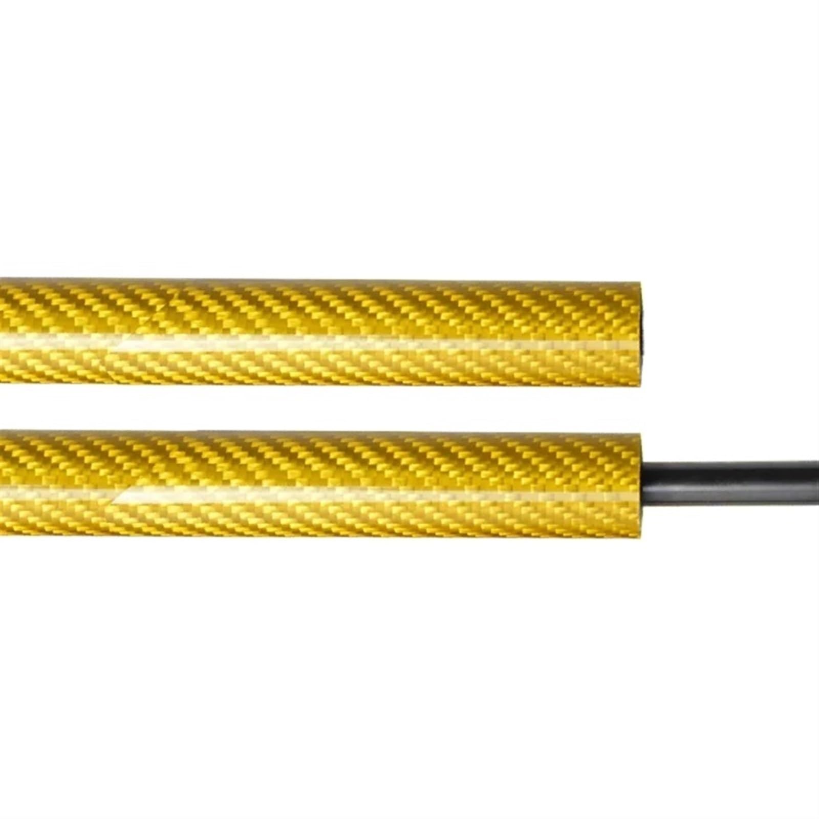 Heckklappendämpfer Für Cadiliac Für Escalade Für ESV SUV 2007-2014 Hinten Stamm Lift Unterstützung Gas Strut Prop Rod Carbon Faser Kofferraum Gasfeder(Yellow Carbon Fiber) von Avfpra